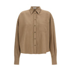 Beige Cotton Blouse