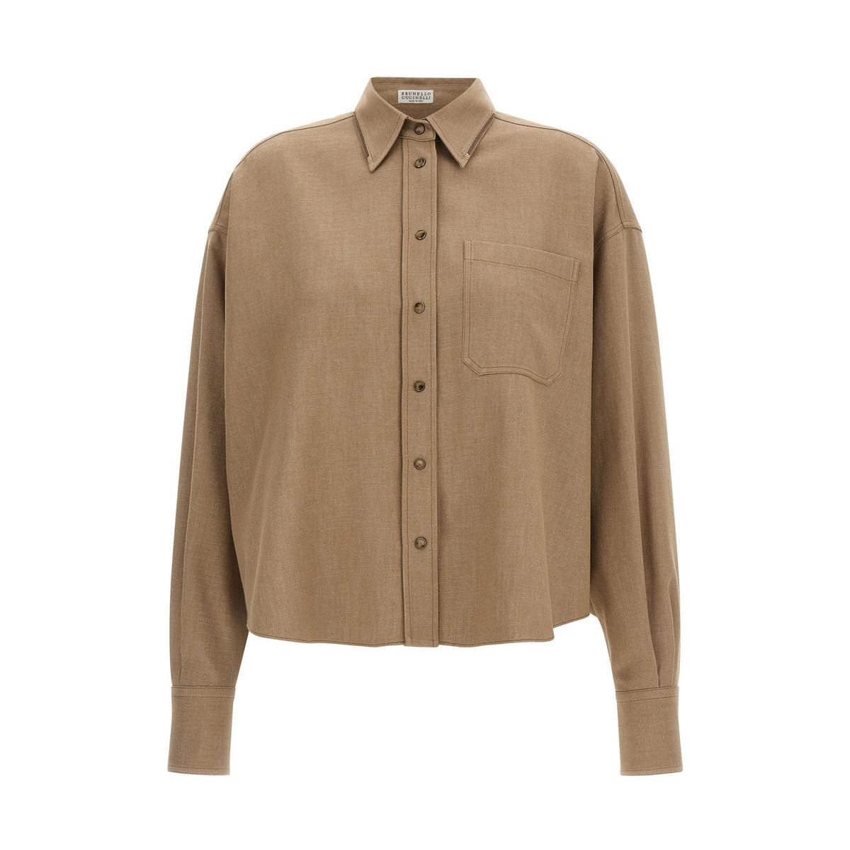 Beige Cotton Blouse