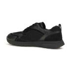 Black Fabric Athletic Sneakers