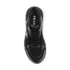Black Fabric Athletic Sneakers