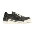 Black Calf Leather Bos Taurus Low Top Sneakers