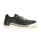 Black Calf Leather Bos Taurus Low Top Sneakers