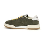 Bicolor Suede Leather Low Top Sneakers