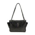 Black Calf Leather Bos Taurus Shoulder Bag