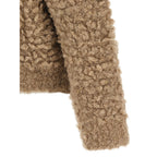 Beige Wool Bomber