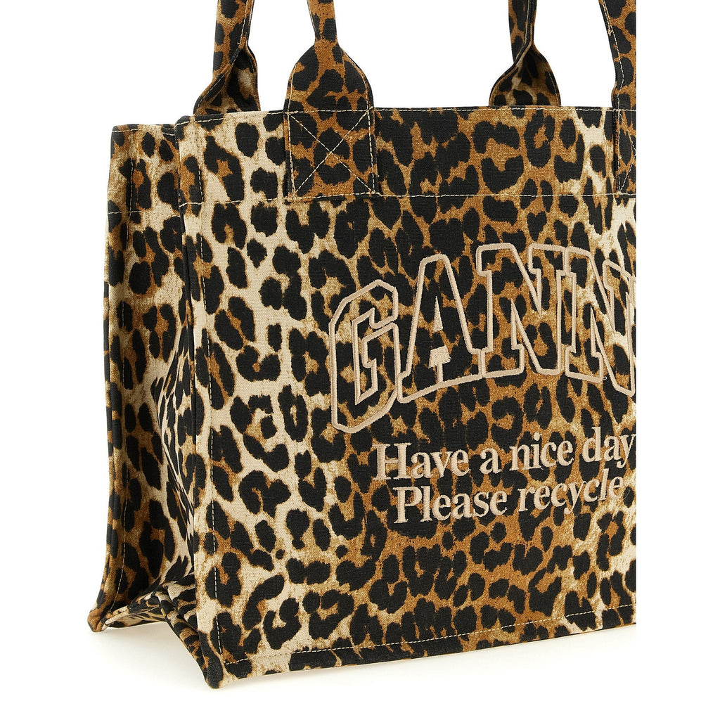 Brown Recycled Cotton Tote Bag