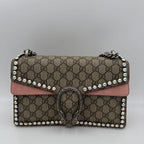 GUCCI DIONYSUS GG Supreme with Diamonds Handbag