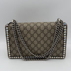 GUCCI DIONYSUS GG Supreme with Diamonds Handbag