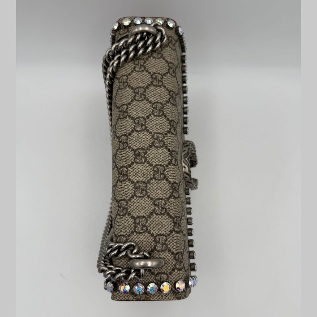 GUCCI DIONYSUS GG Supreme with Diamonds Handbag