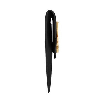 Black Leather Clutch Bag