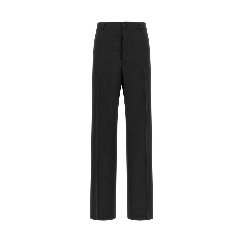 Gray Wool Dress Pants