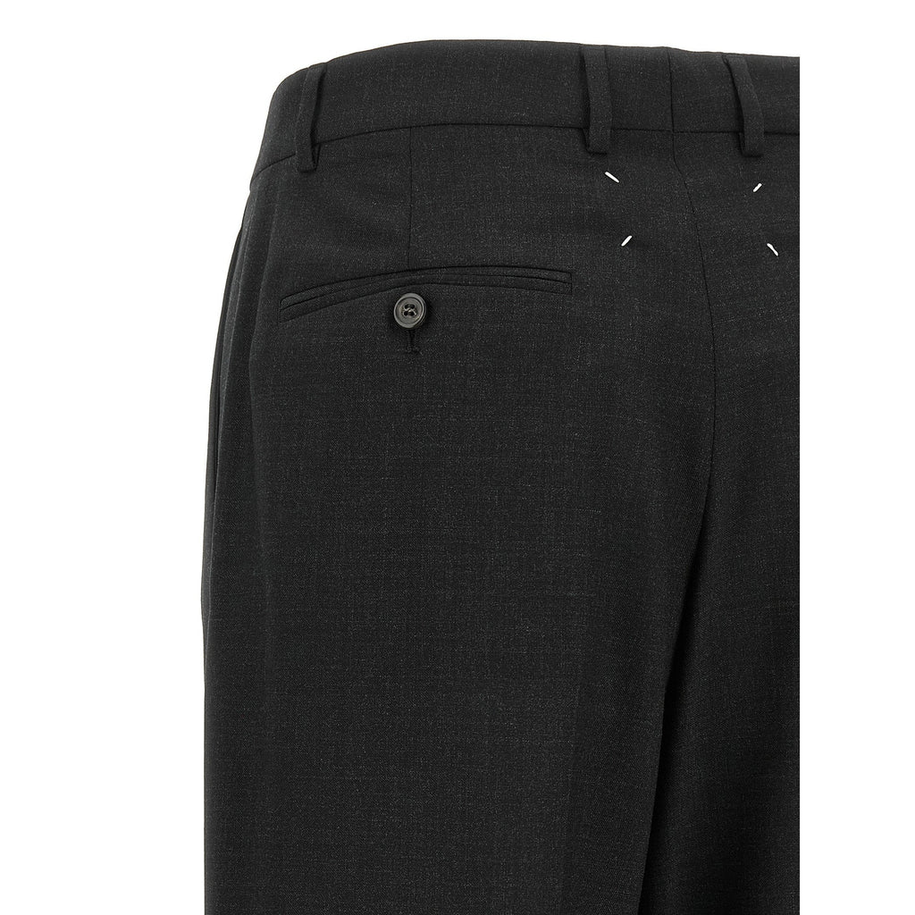 Gray Wool Dress Pants