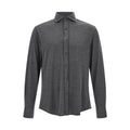 Gray Silk Blouse