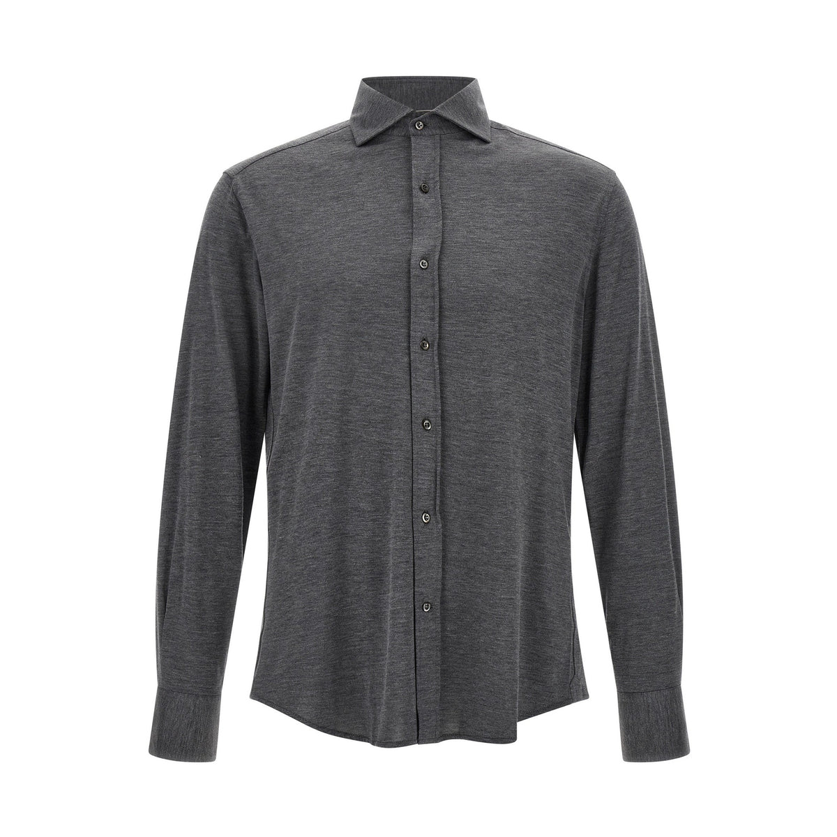 Gray Silk Blouse