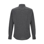 Gray Silk Blouse