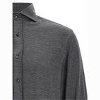 Gray Silk Blouse
