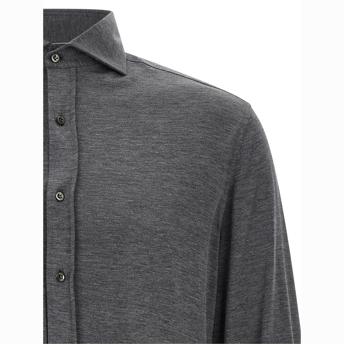Gray Silk Blouse
