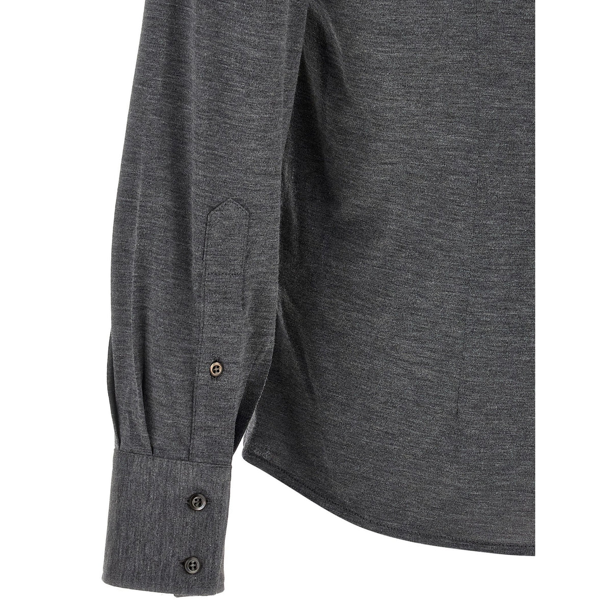 Gray Silk Blouse