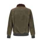 Bicolor Lamb Leather Leather Jacket