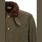 Bicolor Lamb Leather Leather Jacket