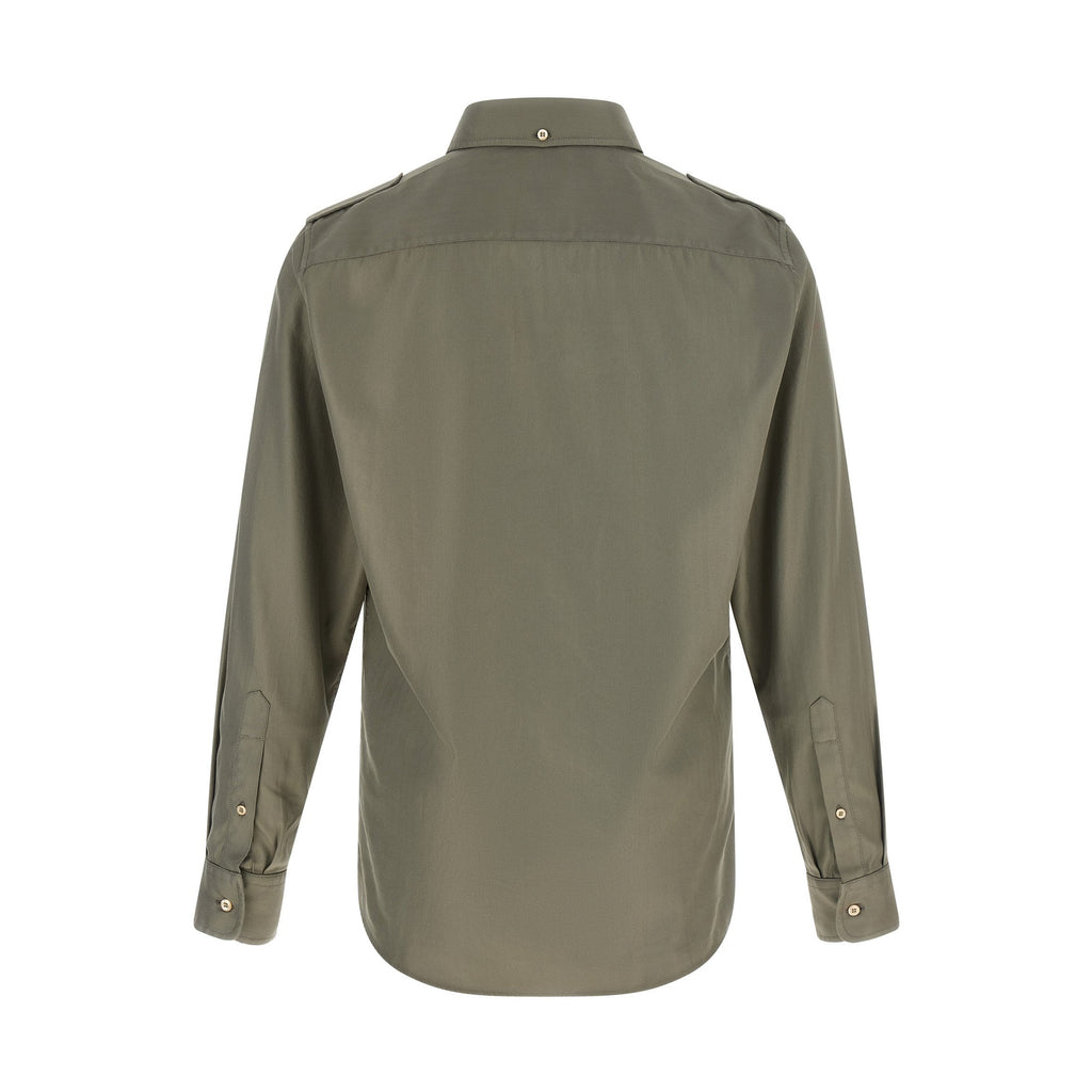 Bicolor Cotton Blouse