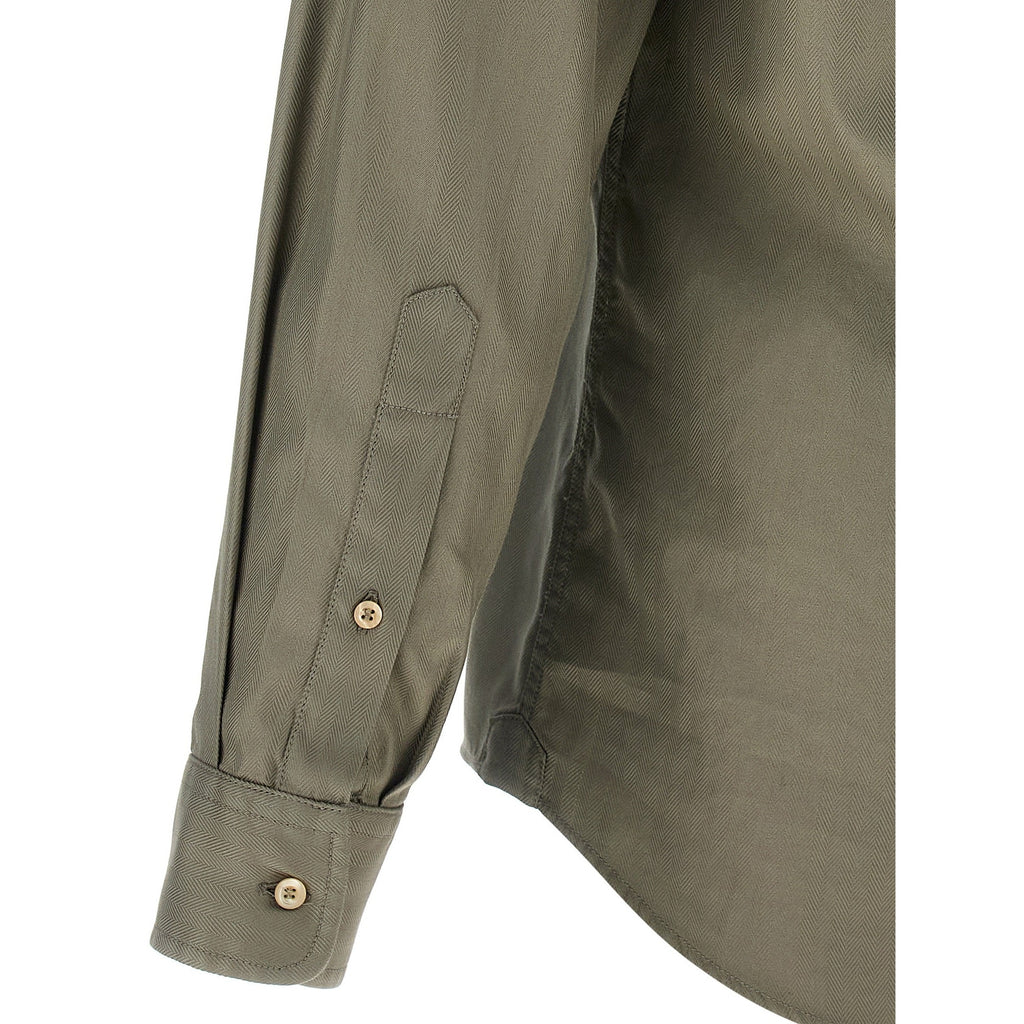 Bicolor Cotton Blouse
