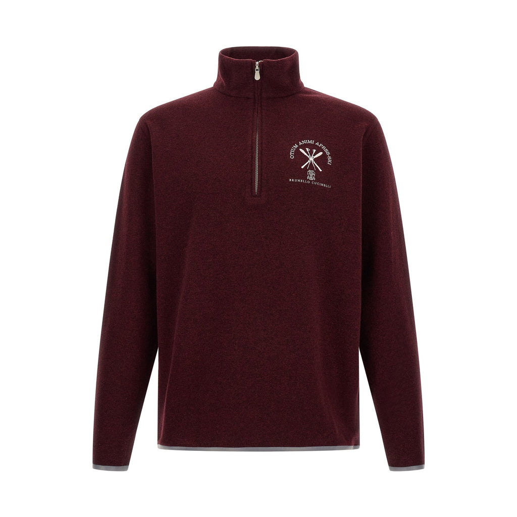 Bordeaux Cashmere Sweatshirt