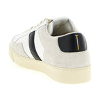Bicolor Leather Low Top Sneakers