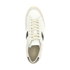Bicolor Leather Low Top Sneakers