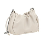 Beige Calf Leather Bos Taurus Shoulder Bag