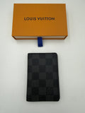 LOUIS VUITTON Compatto Card Holder ORGANIZER Damier Graphite Wallet