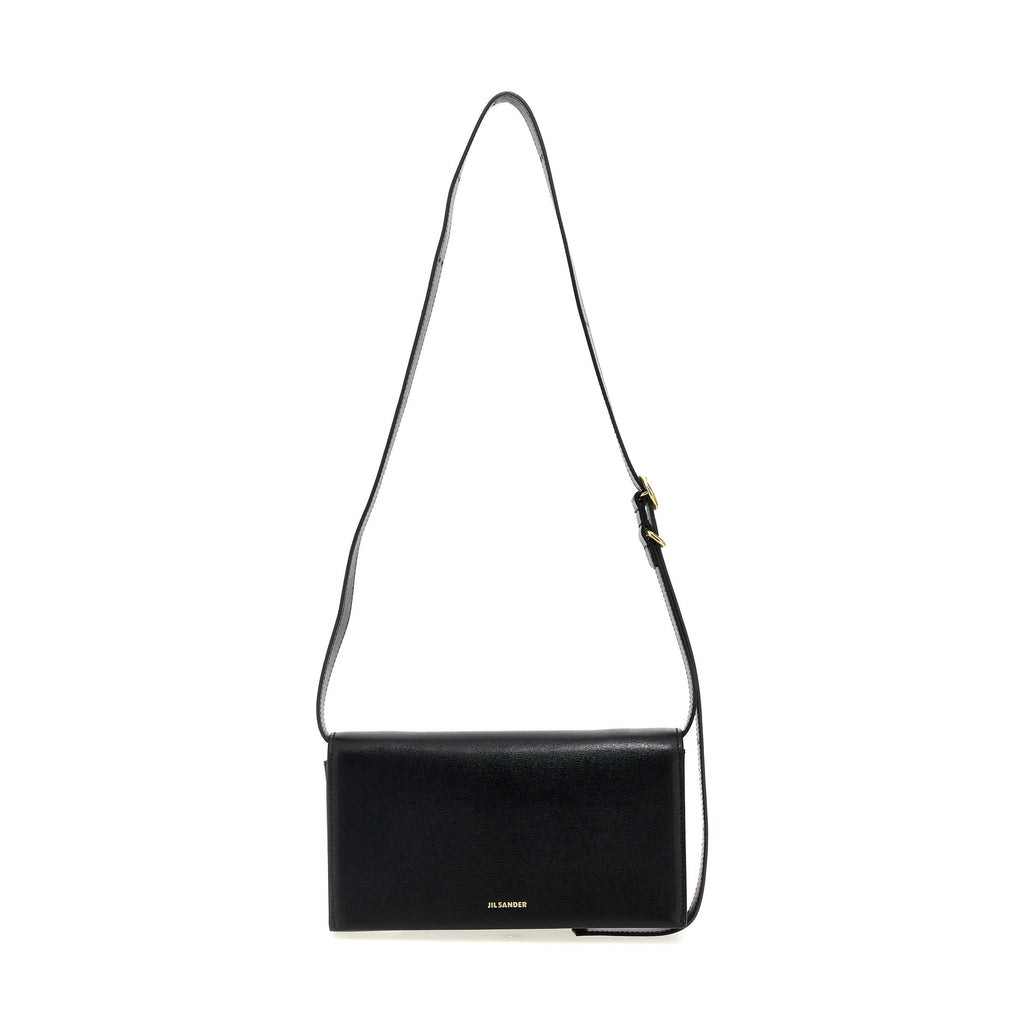 Black Leather Crossbody Bag