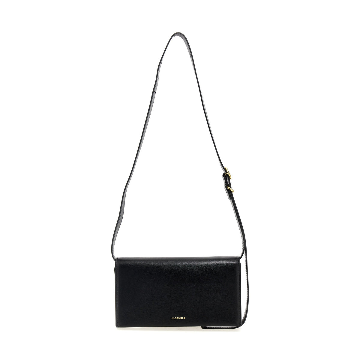 Black Leather Crossbody Bag