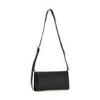 Black Leather Crossbody Bag