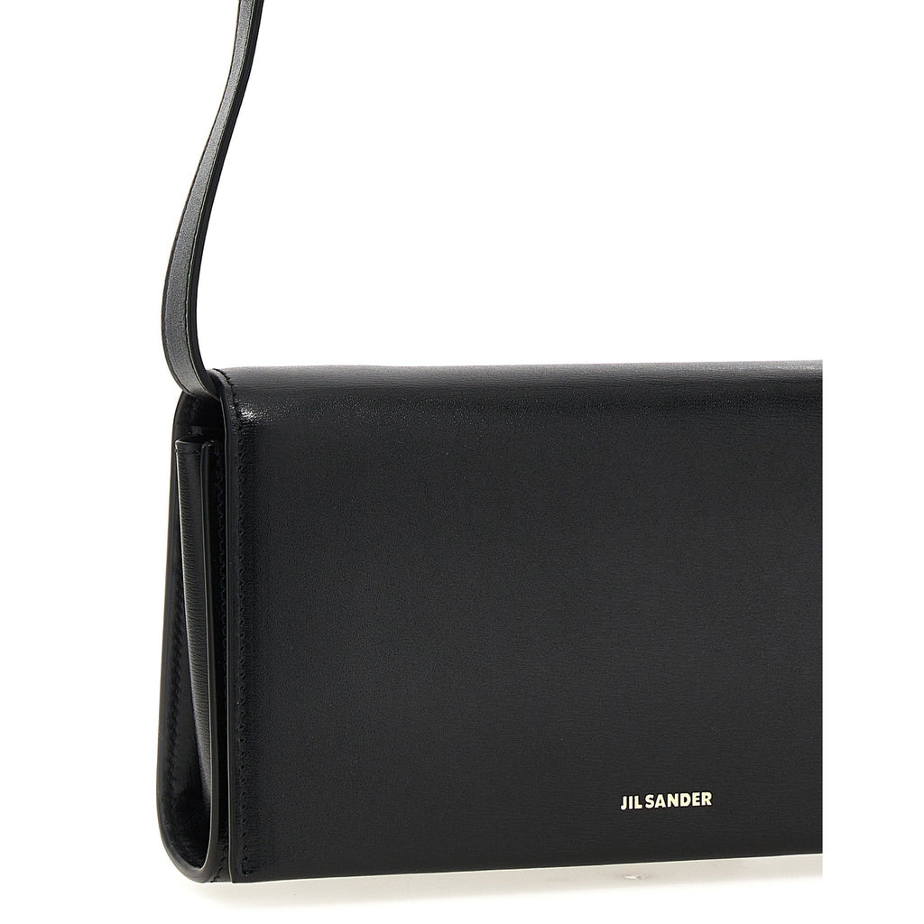 Black Leather Crossbody Bag