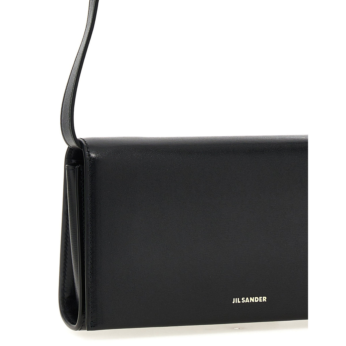 Black Leather Crossbody Bag