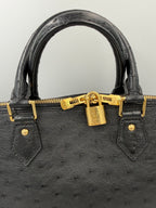 LOUIS VUITTON Alma GM in Ostrich Leather Handbag