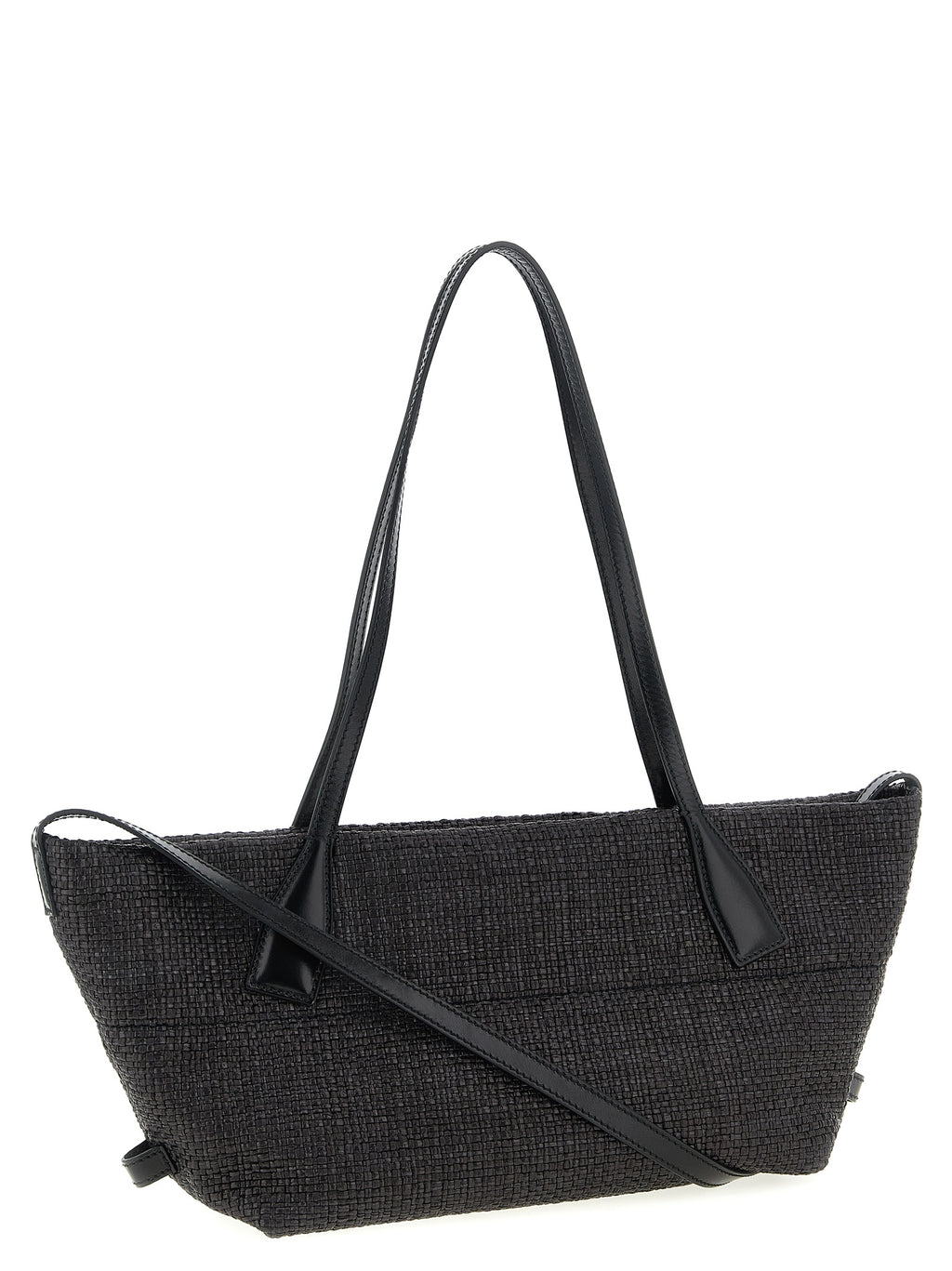Black Polyamide Tote Bag