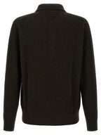 Brown Wool Polo Shirt