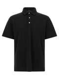 Black Cotton Polo Shirt