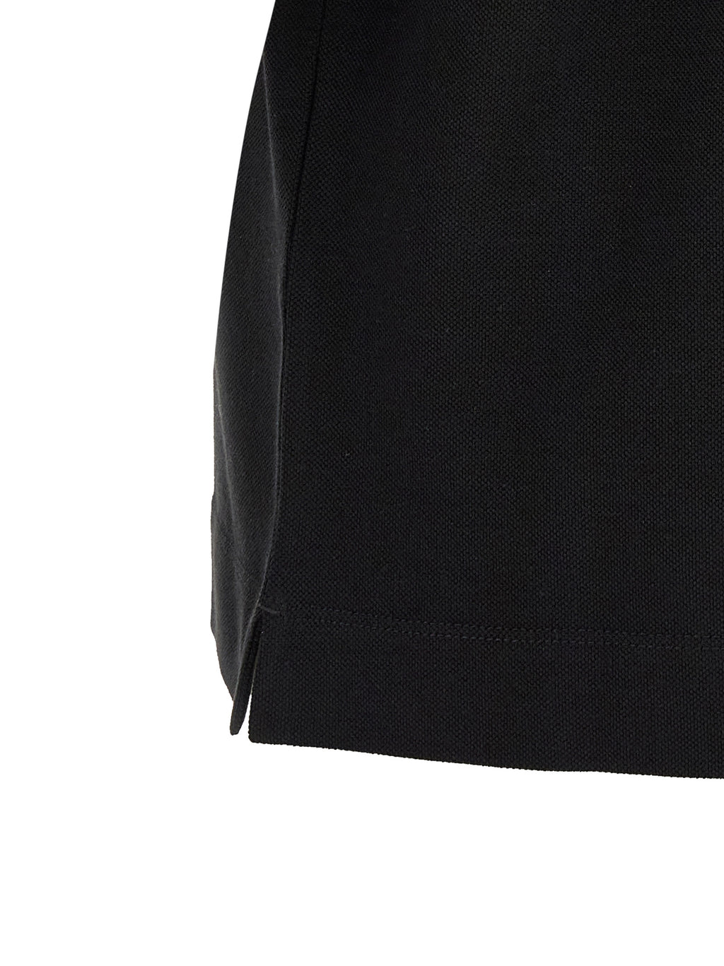 Black Cotton Polo Shirt