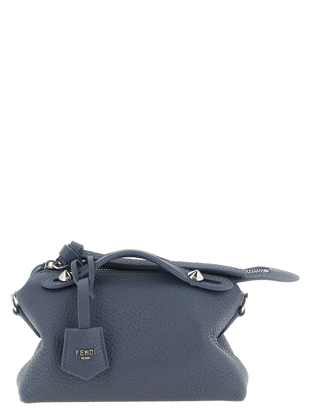 Blue Calfskin Clutch Bag