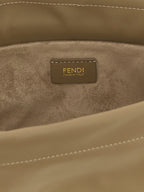 Beige Lamb Leather Handbag