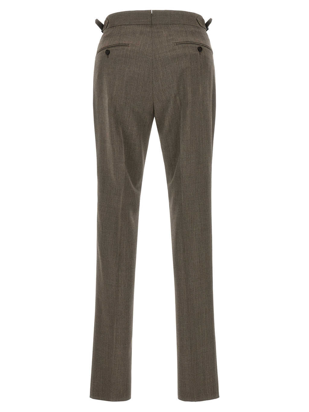 Brown Wool Dress Pants