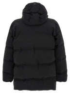 Black Polyamide Full-Length Jacket