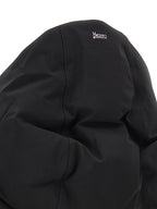 Black Polyamide Full-Length Jacket