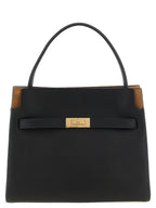 Black Lambskin Crossbody Bag