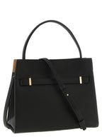 Black Lambskin Crossbody Bag
