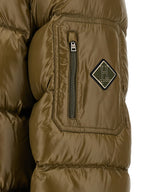 Bicolor Polyamide Full-Length Jacket
