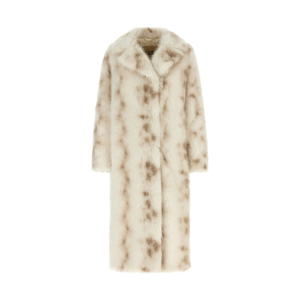 Beige Polyester Coat